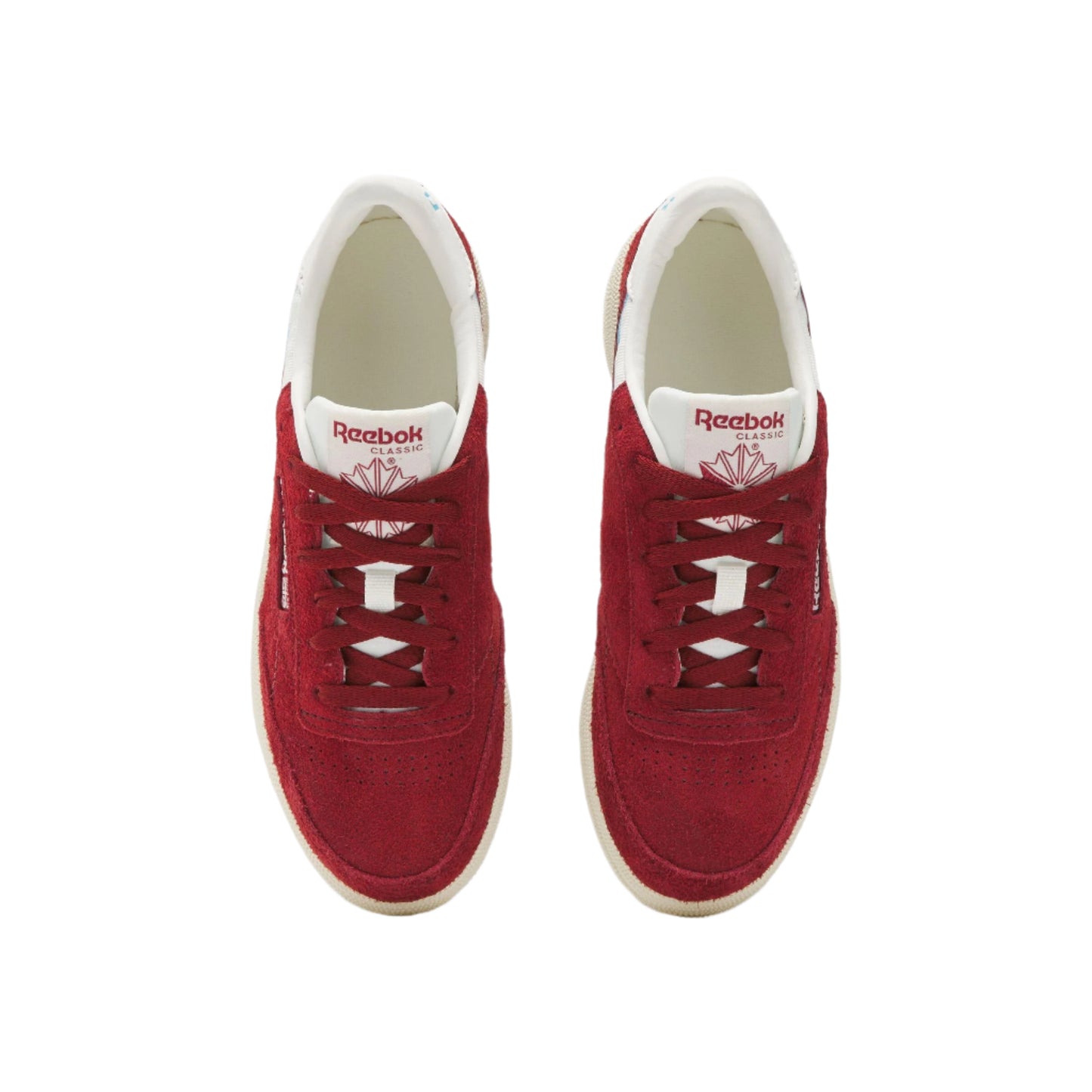 CLUB C 85 - RETRO RED/CHALK/FUTURE CYAN