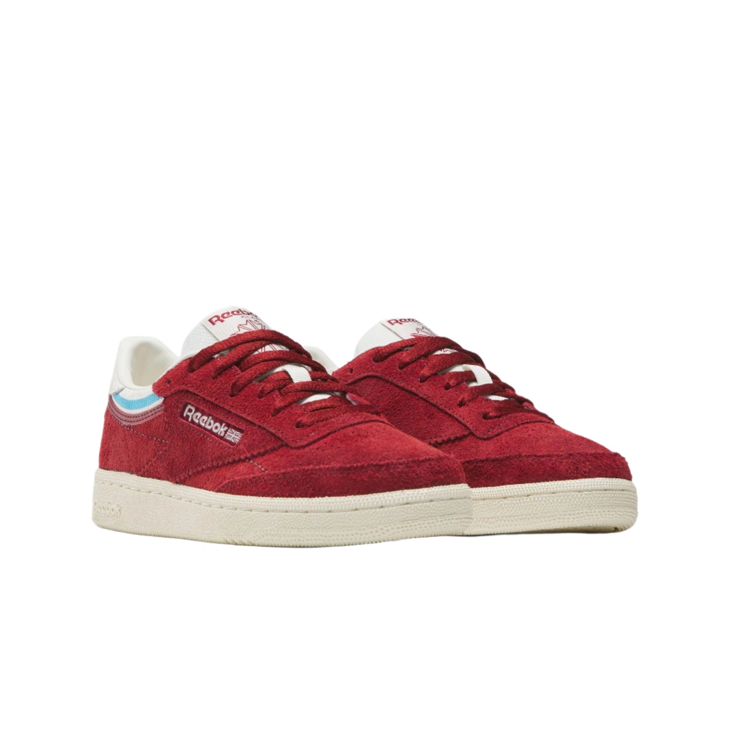 CLUB C 85 - RETRO RED/CHALK/FUTURE CYAN