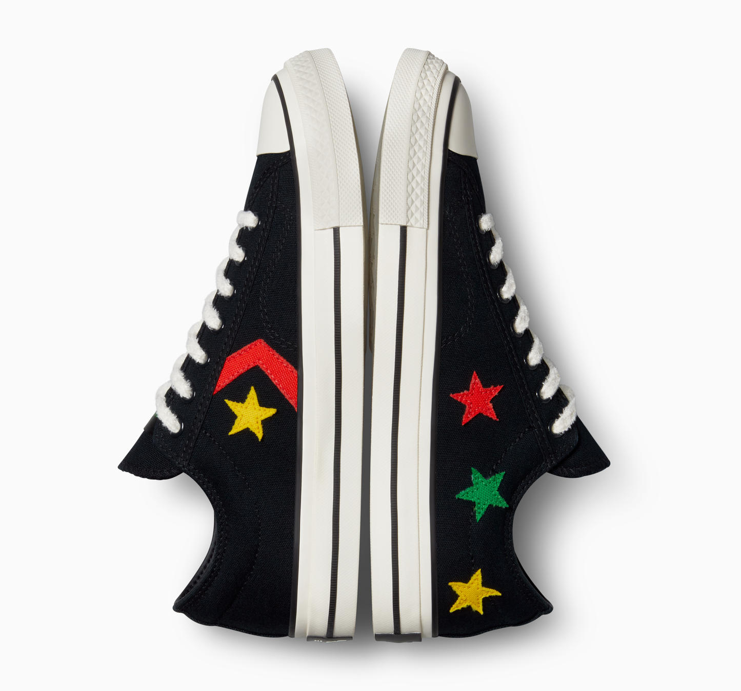 DAILY PAPER X CONVERSE 'STAR PLAYER OX' - BLACK/FERN GREEN/CYBER YELLOW