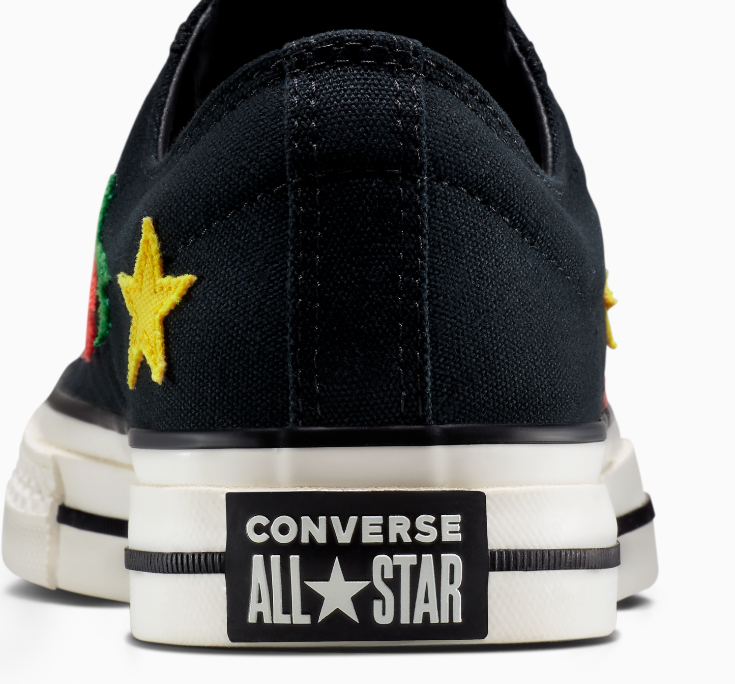 DAILY PAPER X CONVERSE 'STAR PLAYER OX' - BLACK/FERN GREEN/CYBER YELLOW