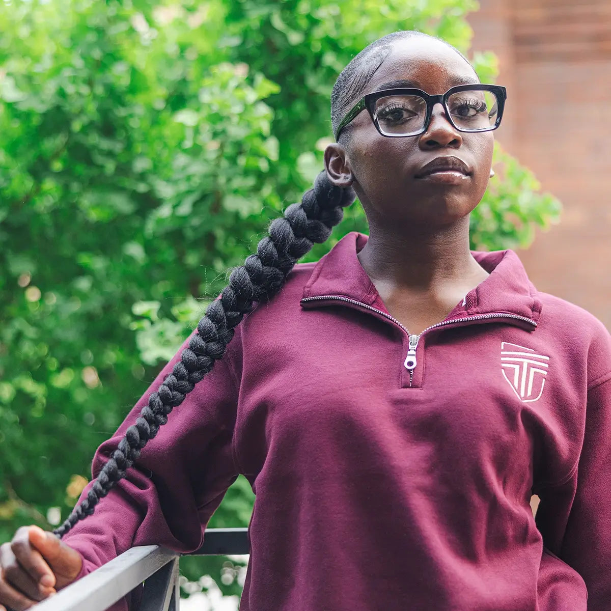 AFC Toronto Unisex Quarter Zip Sweatshirt - Mighty Maroon