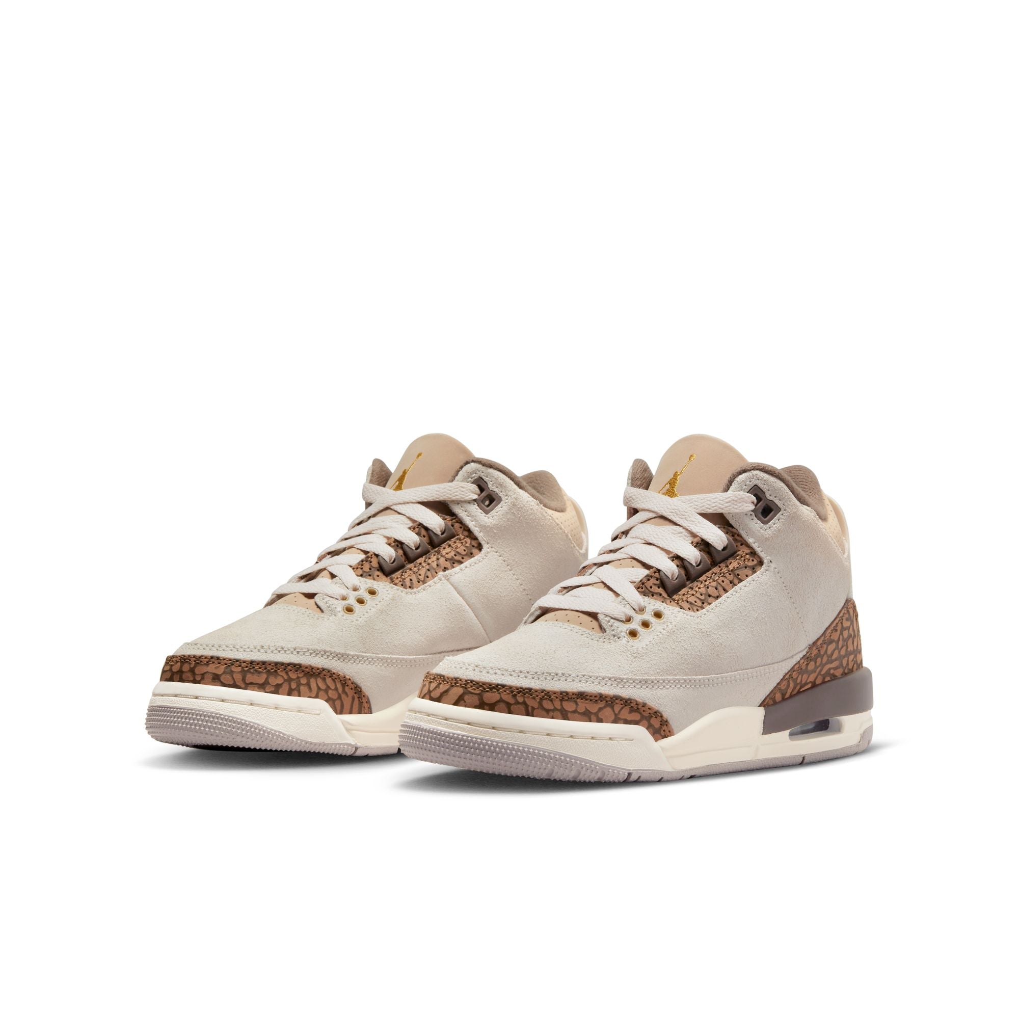 JORDAN 3 RETRO GS - LT OREWOOD BRN/METALLIC GOLD – MAKEWAY