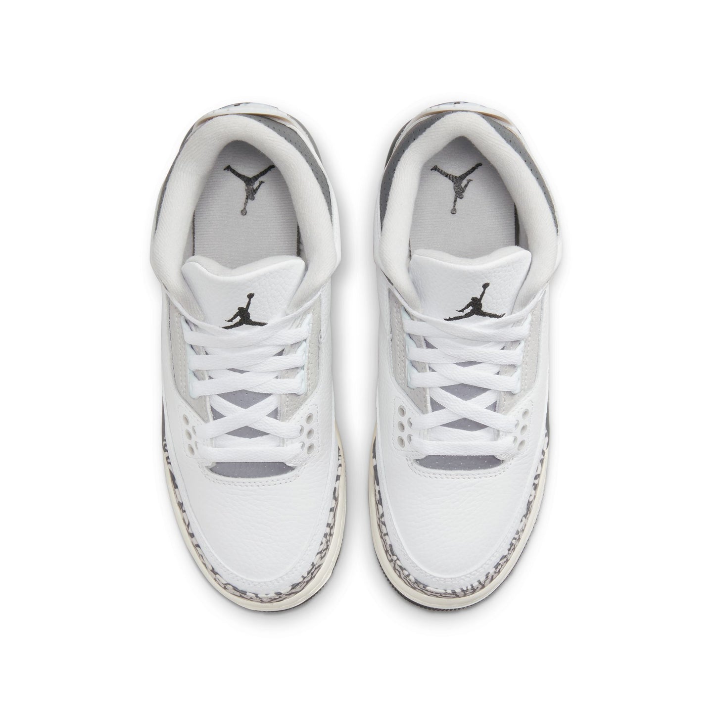 Jordan 3 Retro (GS) - 'Hide N' Sneak' - White/Black/Iron/Light Ash Grey