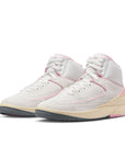 JORDAN 2 RETRO - SUMMIT WHITE/GYM RED/MED SOFT PINK