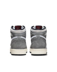 Jordan 1 Retro High OG (GS) - 'Washed Black' - Black/Fire Red/White/Light Smoke Grey