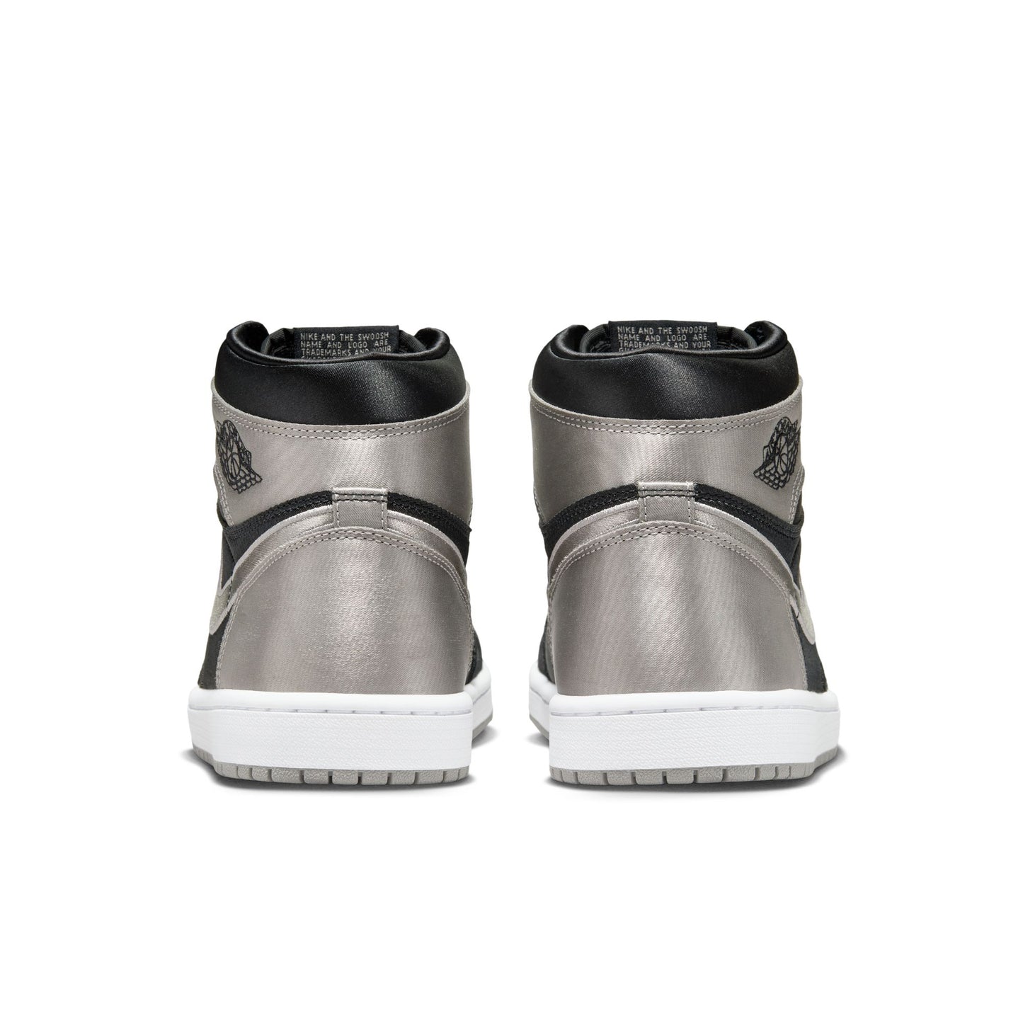 JORDAN 1 RETRO HI OG 'SATIN SHADOW' - BLACK/MEDIUM GREY/WHITE