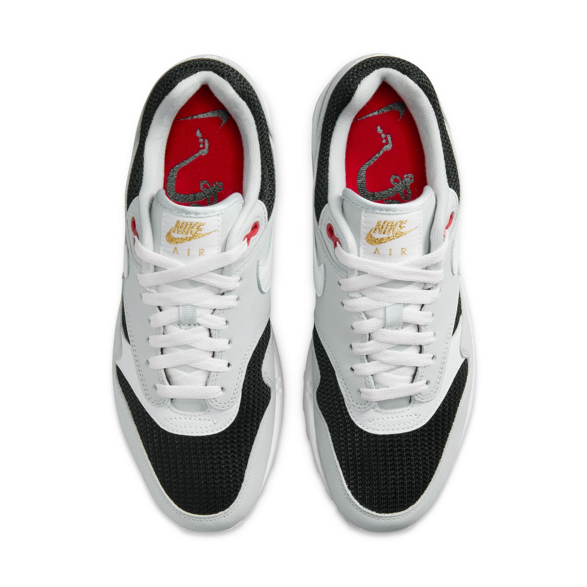 Air Max 1 PRM - 'Urawa' - PURE PLATINUM/WHITE/BLACK/SPORT RED