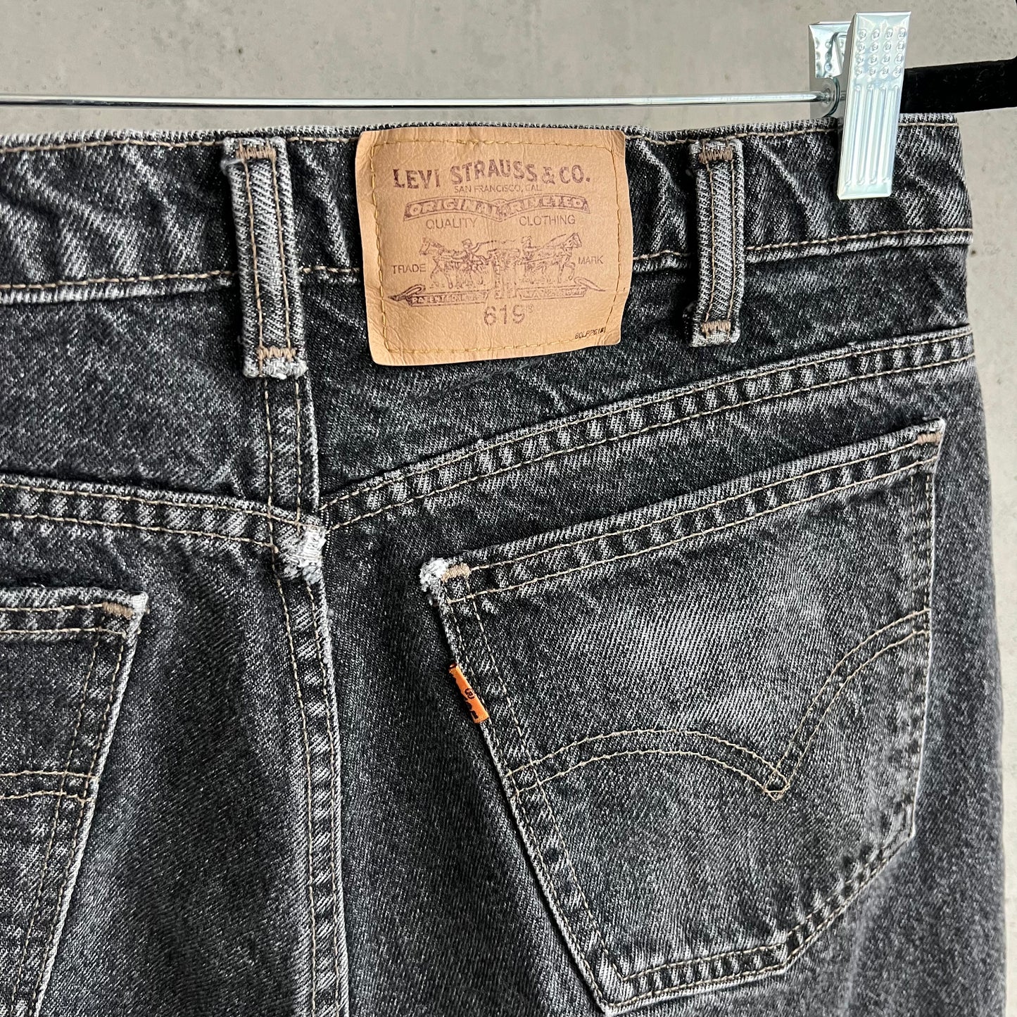 vintage levi's orange tab denim