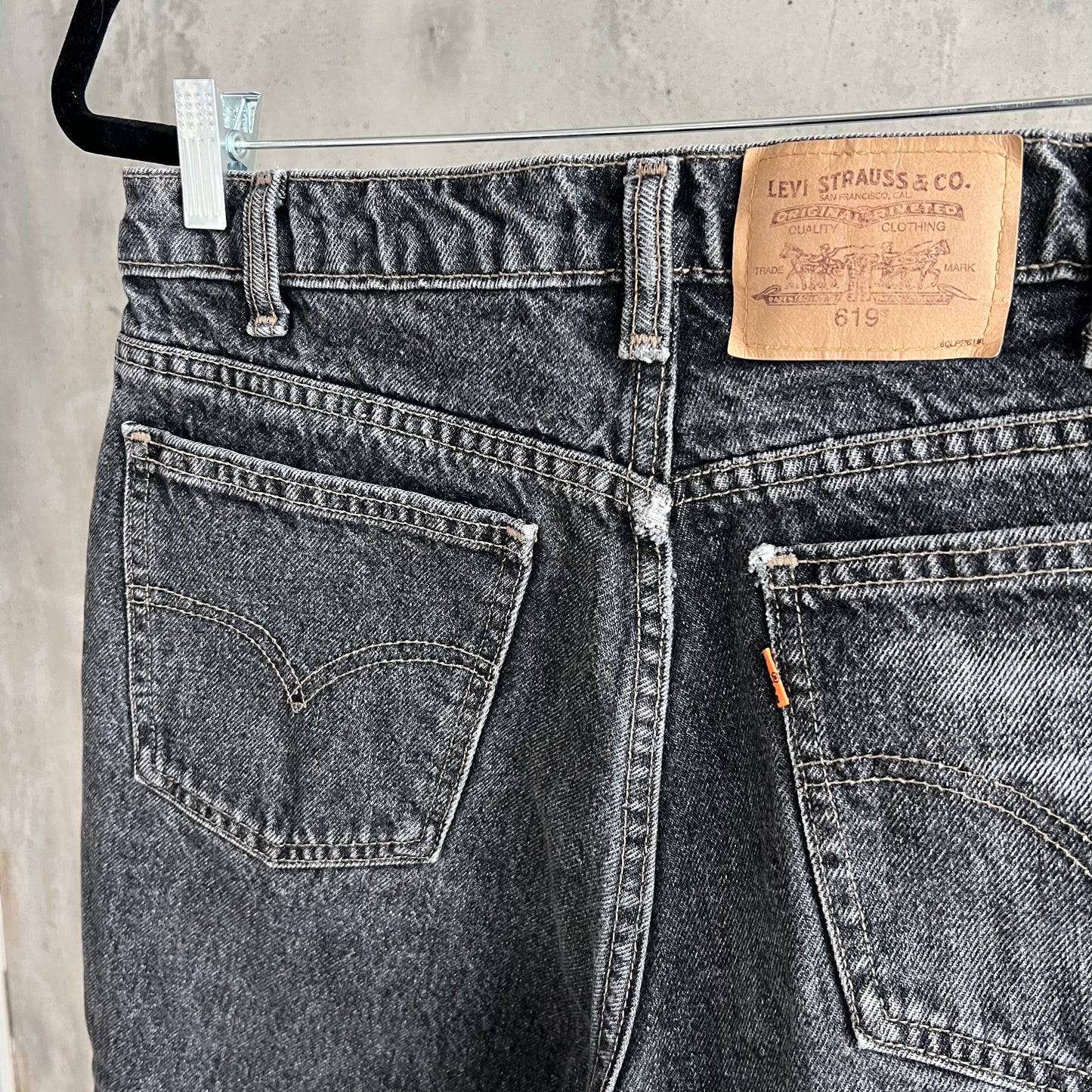 vintage levi's orange tab denim