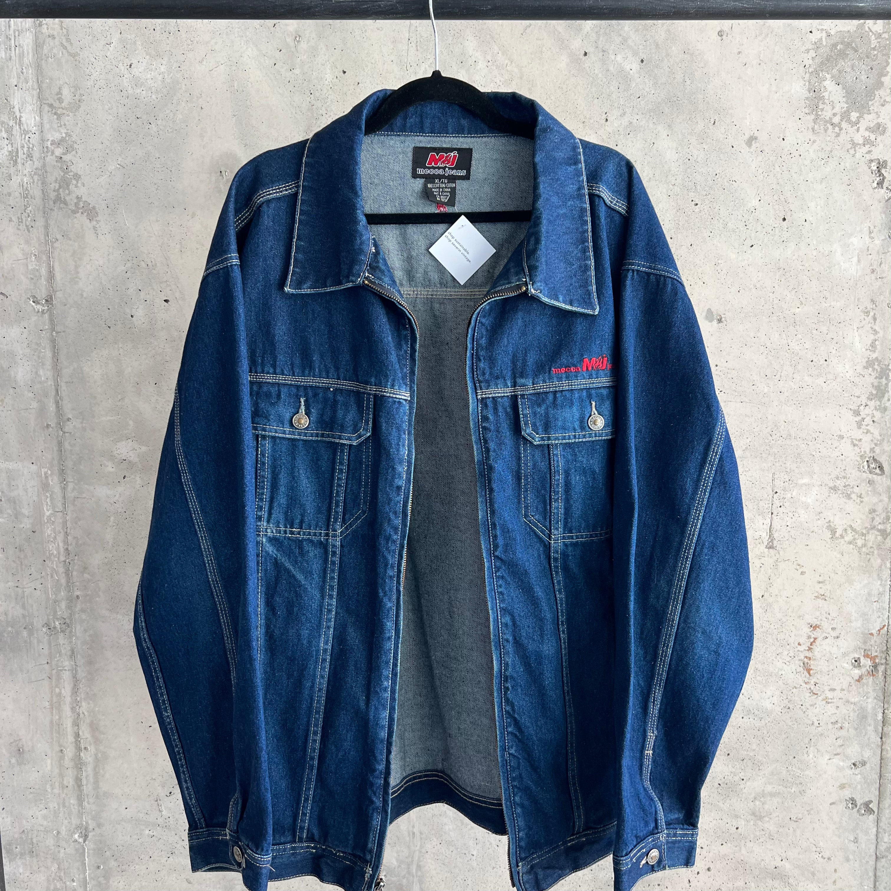 Vintage Mecca Jeans Oversized Denim Jacket – MAKEWAY