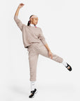 Oversized Crewneck Sweatshirt - Diffused Taupe/Sail