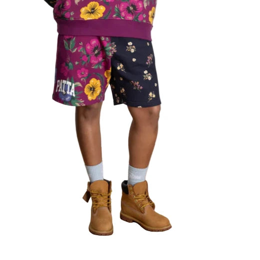 Floral Patchwork Shorts - Multi
