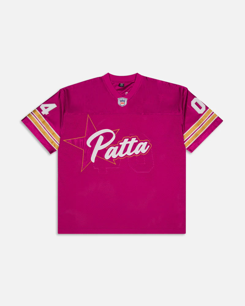 All Star Football Jersey - Fuchsia Red