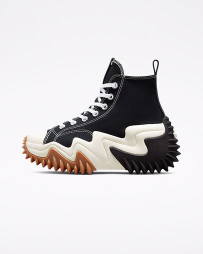 Run Star Motion High Top Black/White/Gum Honey