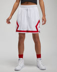 (Her)itage Diamond Shorts - White/Gym Red