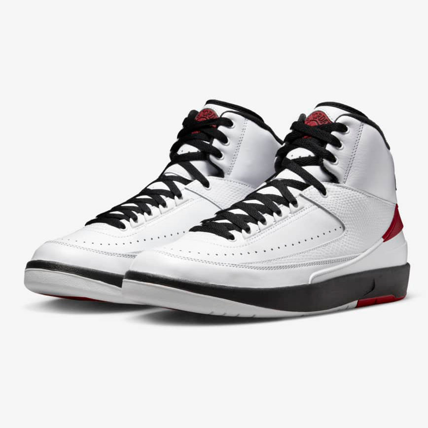 Jordan 2 High Retro - 'Chicago' - White/Varsity Red/Black – MAKEWAY