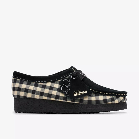 WALLABEE - BLACK/WHITE GINGHAM