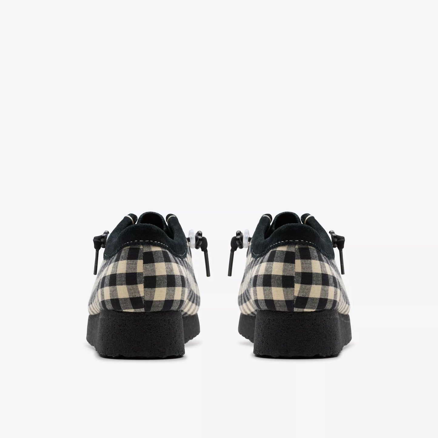 WALLABEE - BLACK/WHITE GINGHAM