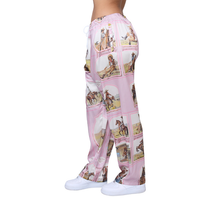 Silky Cowgirl Pant - Mauve