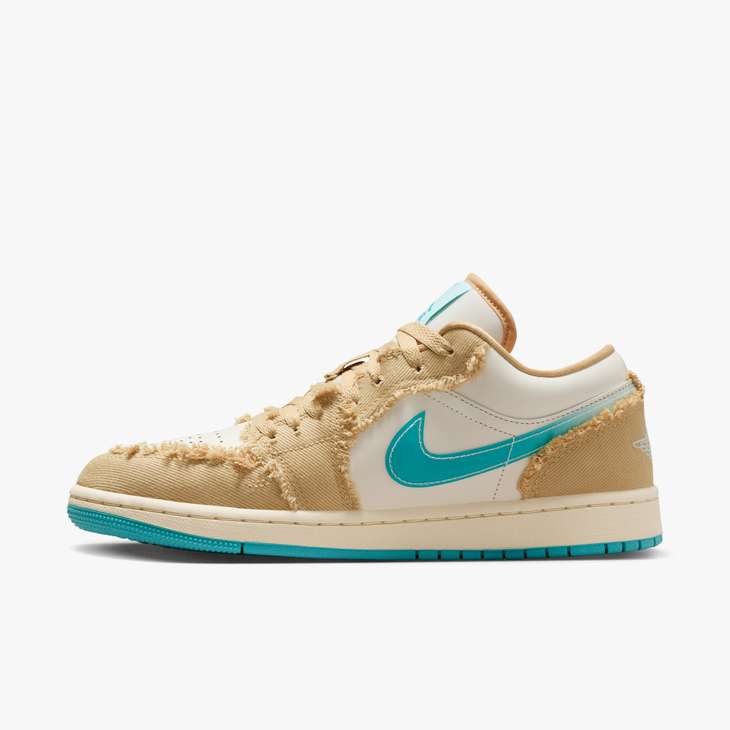 JORDAN 1 LOW SE 'WAVE' - SESAME/DUSTY CACTUS/GLACIER BLUE/SAIL