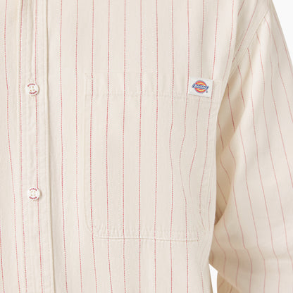 NEW HICKORY LONG SLEEVE SHIRT - EGRET