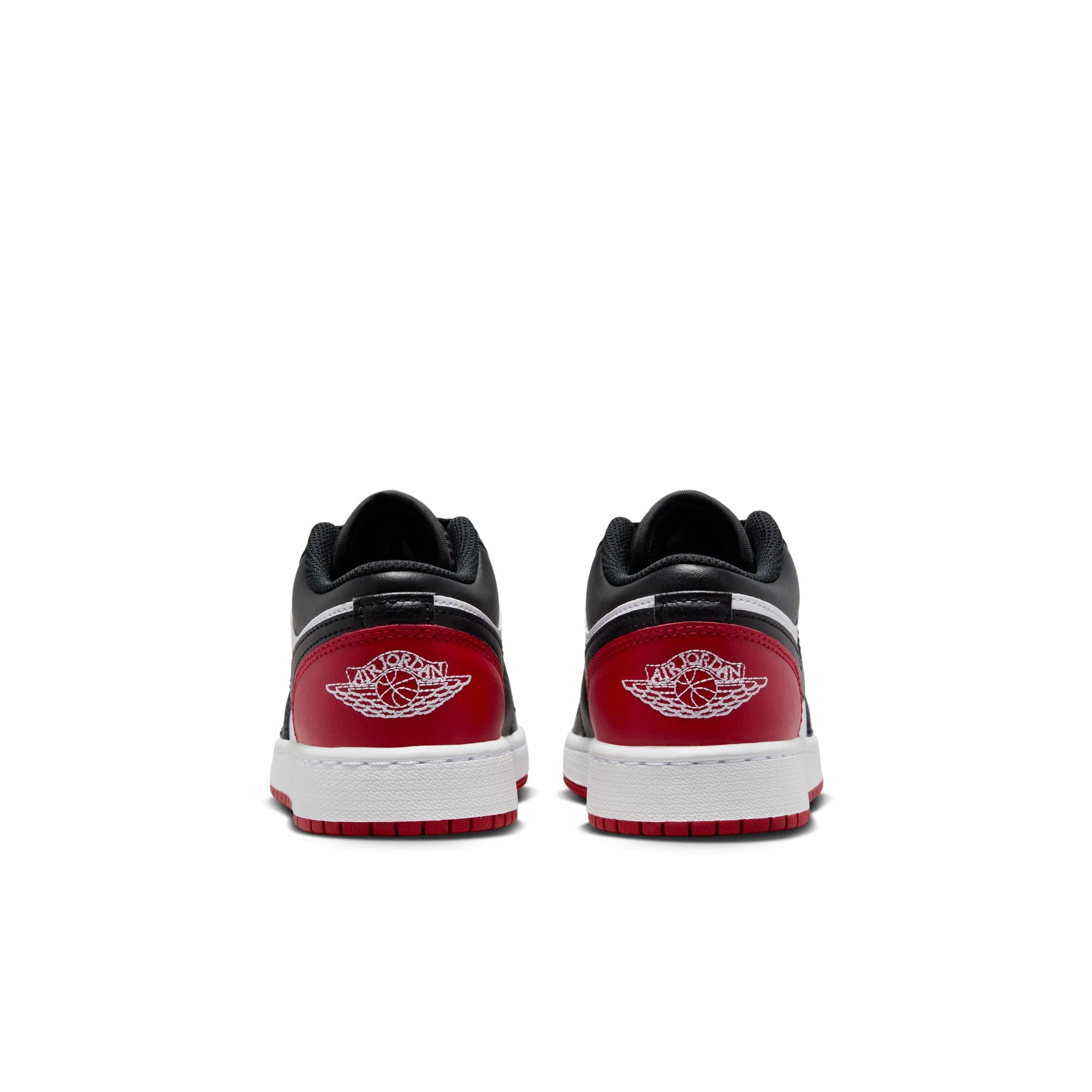 Jordan 1 Low  (GS) &#39;Bred Toe&#39; - White/Black/Varsity Red/White