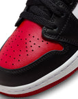 Jordan 1 Low  (GS) 'Bred Toe' - White/Black/Varsity Red/White