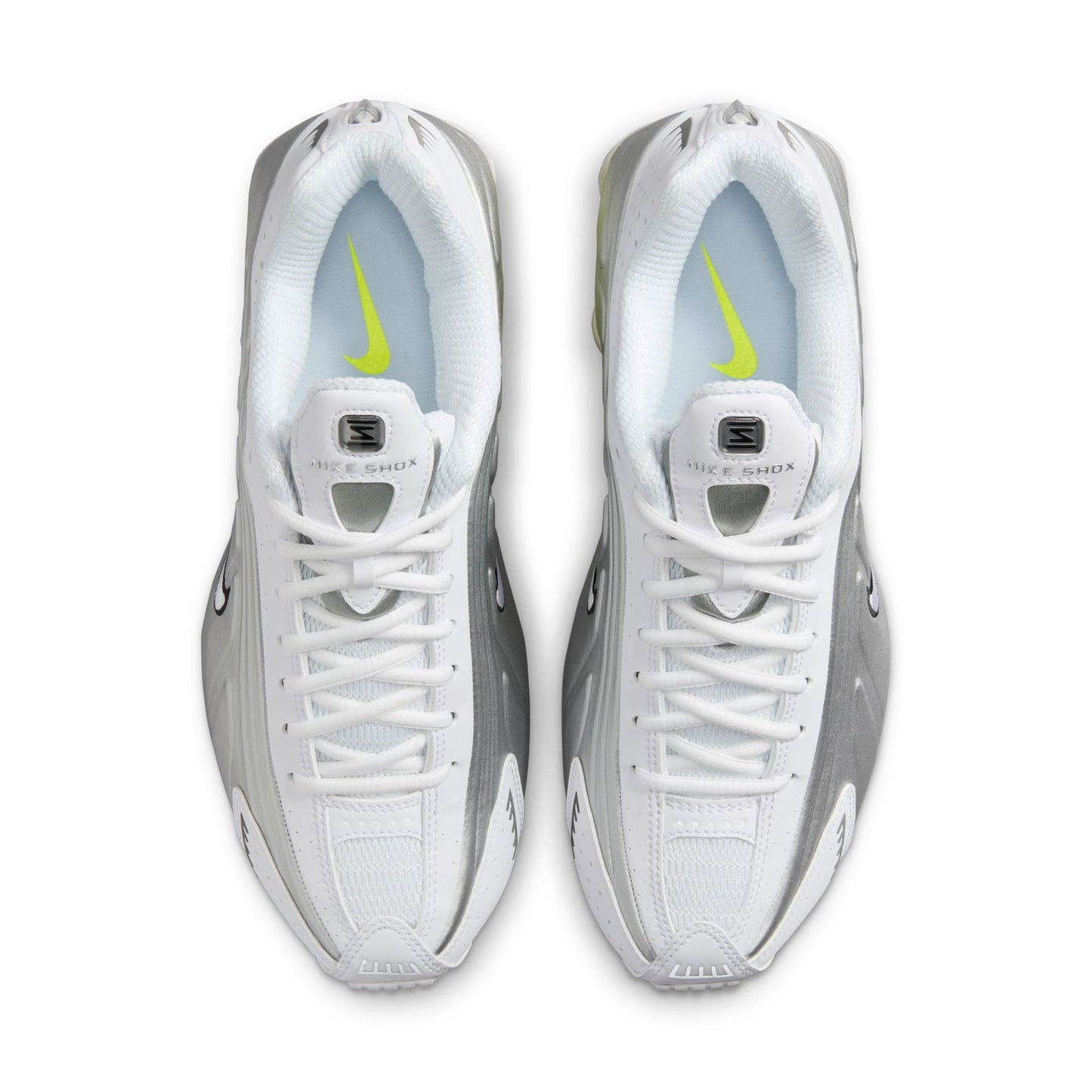 SHOX R4 - WHITE/WHITE/METALLIC SILVER/VOLT