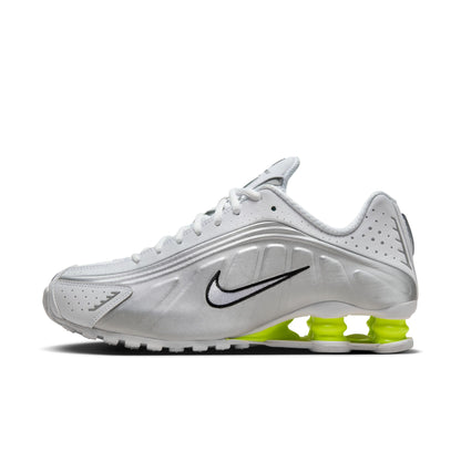 SHOX R4 - WHITE/WHITE/METALLIC SILVER/VOLT