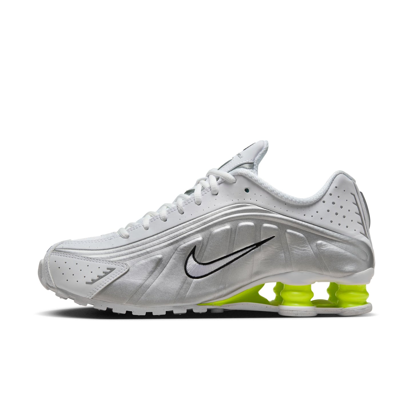 SHOX R4 - WHITE/WHITE/METALLIC SILVER/VOLT