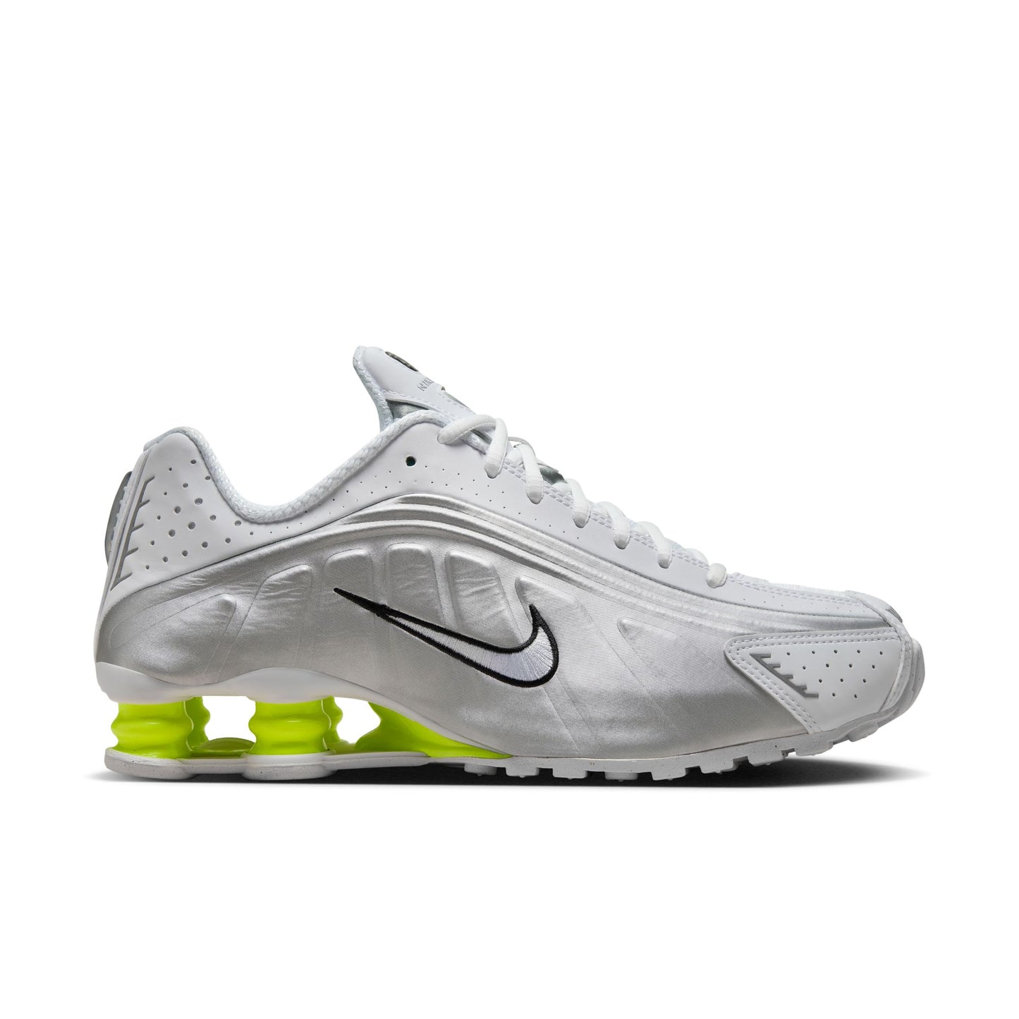 SHOX R4 - WHITE/WHITE/METALLIC SILVER/VOLT