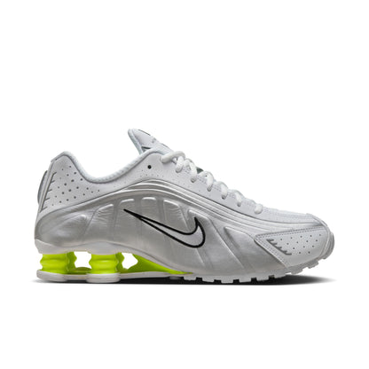 SHOX R4 - WHITE/WHITE/METALLIC SILVER/VOLT