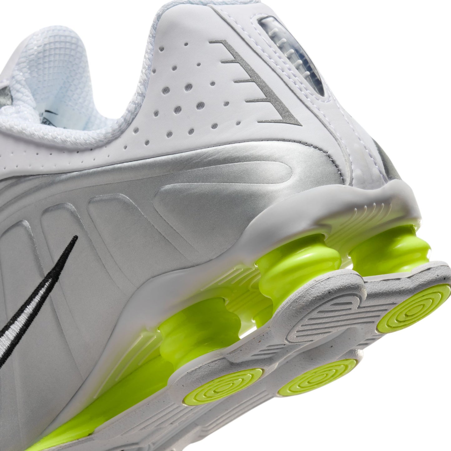 SHOX R4 - WHITE/WHITE/METALLIC SILVER/VOLT