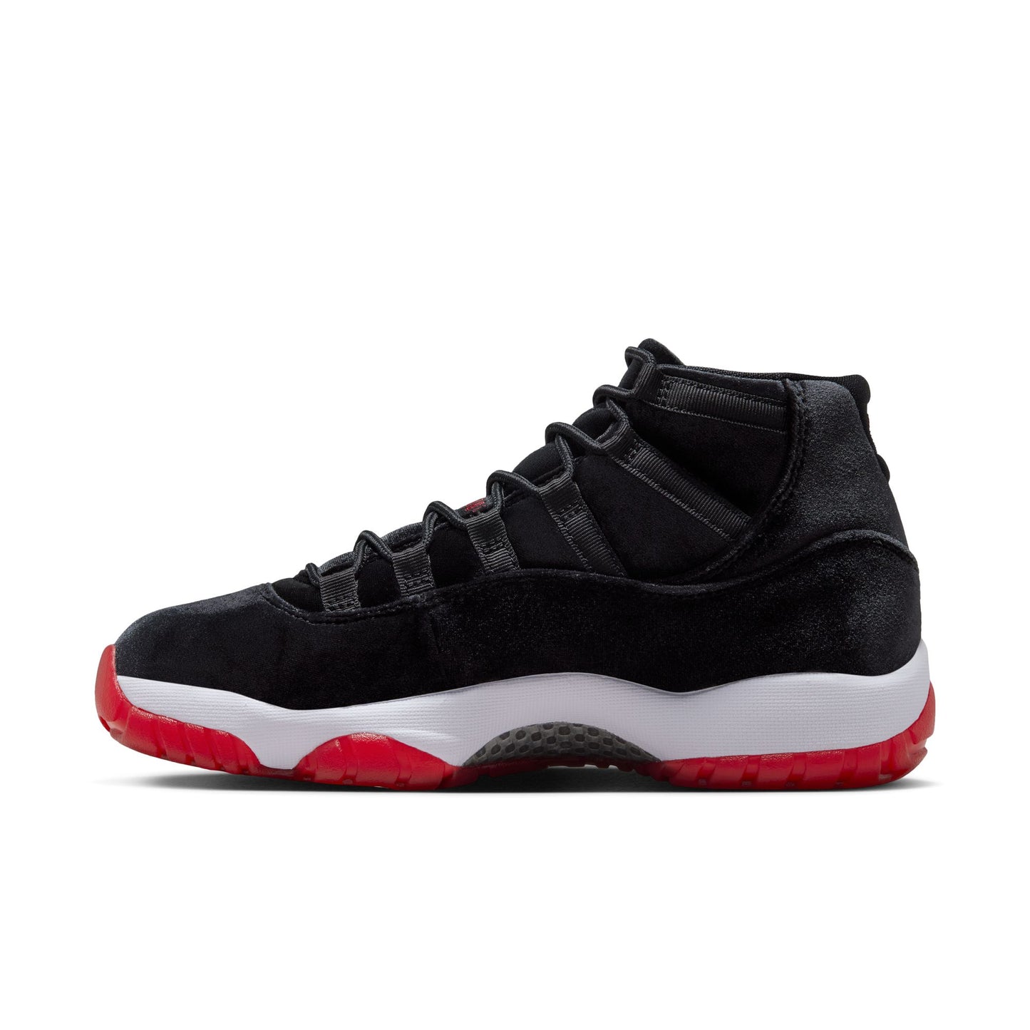 JORDAN 11 RETRO ‘BRED VELVET’ - BLACK/GYM RED/WHITE