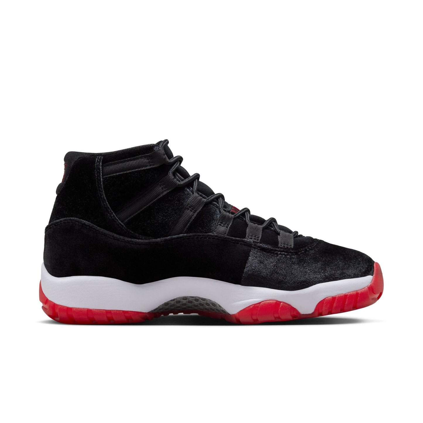 JORDAN 11 RETRO ‘BRED VELVET’ - BLACK/GYM RED/WHITE