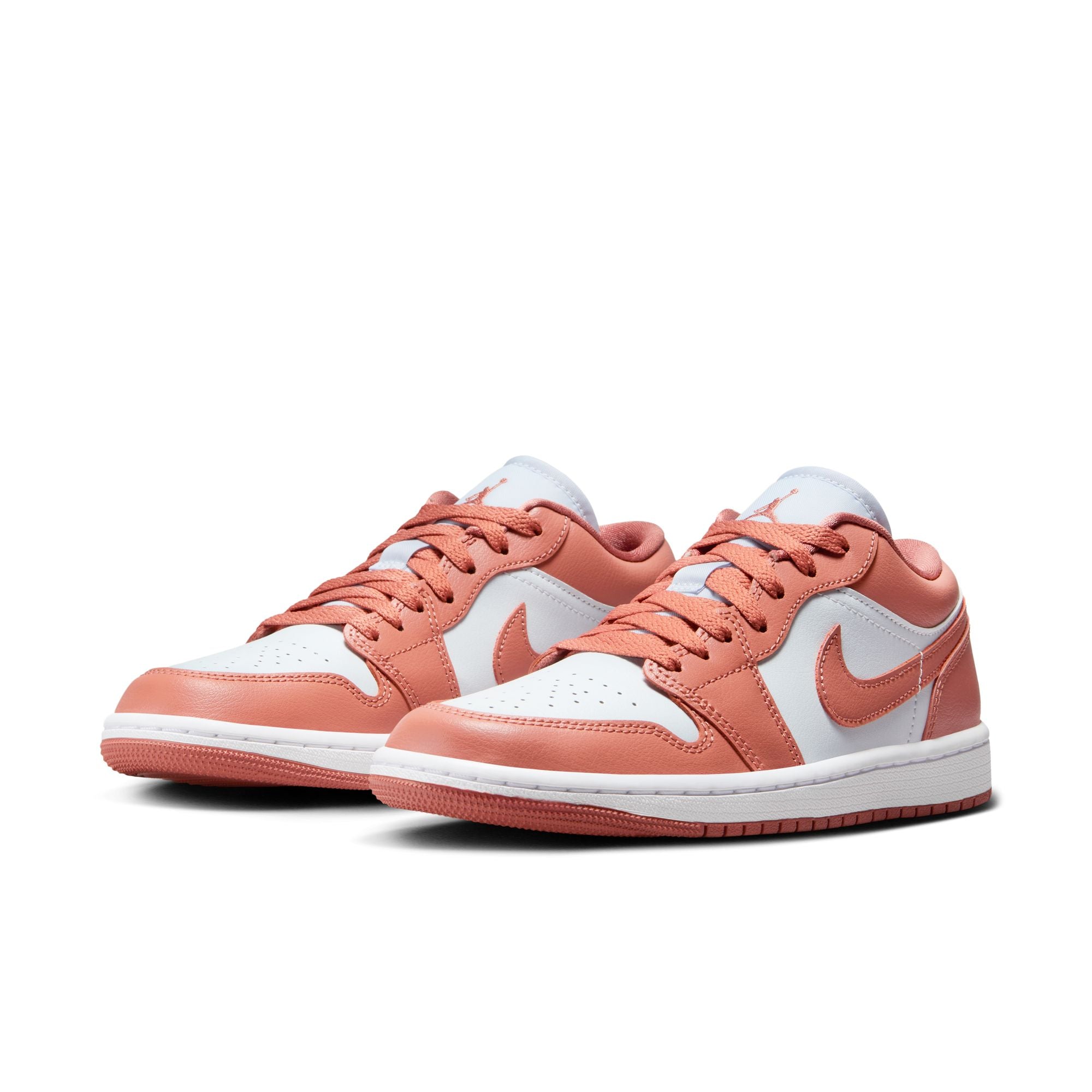 JORDAN 1 LOW - PURE PLATINUM/SKY J ORANGE/WHITE