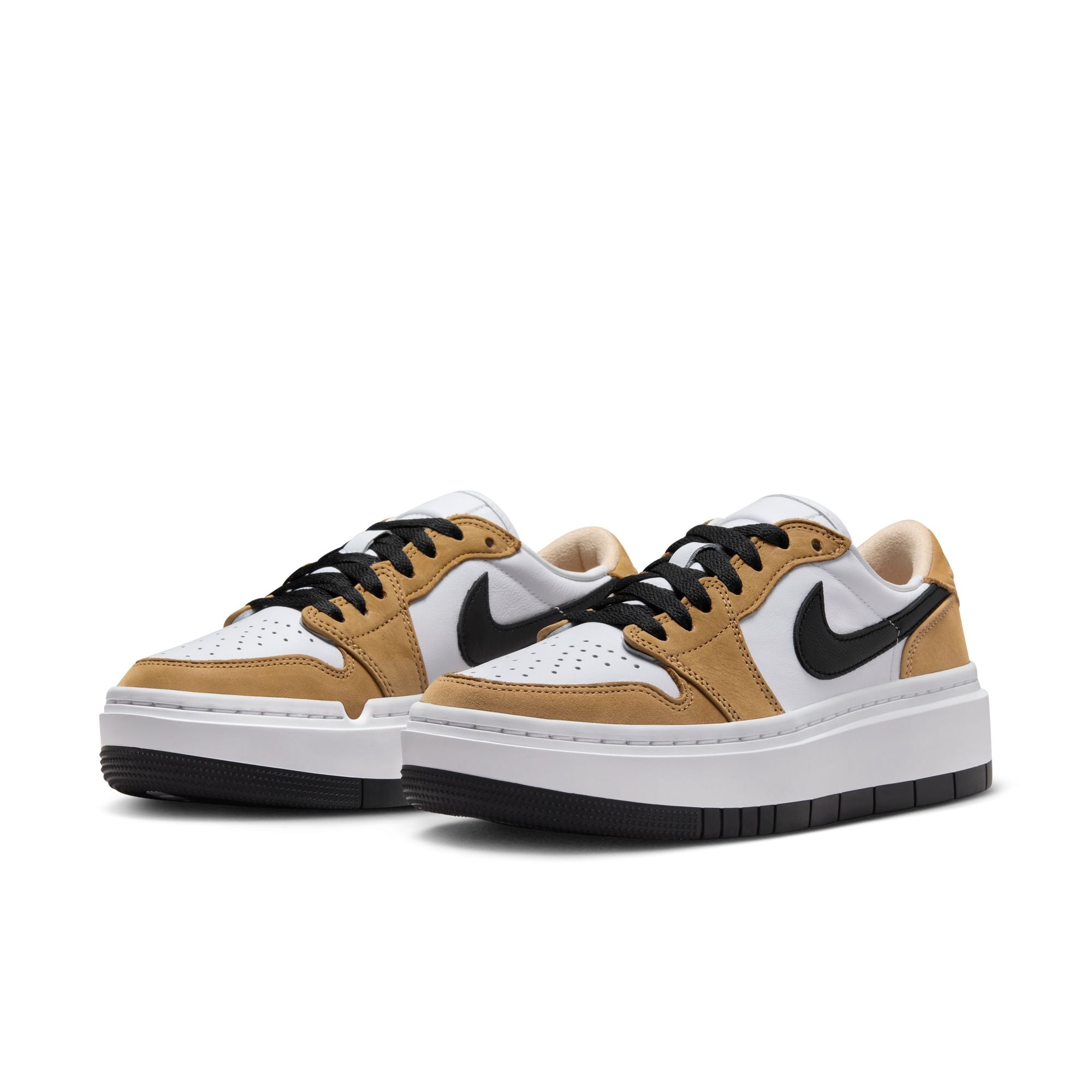 AIR JORDAN 1 ELEVATE LOW GOLDEN HARVEST BLACK WHITE MAKEWAY