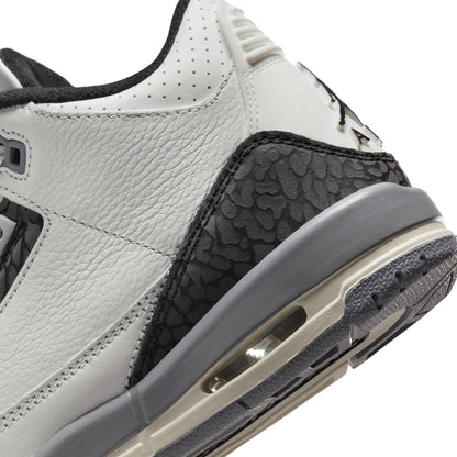 JORDAN 3 RETRO 'CEMENT GREY' (GS) - SUMMIT WHITE/FIRE RED/CEMENT GREY/BLACK