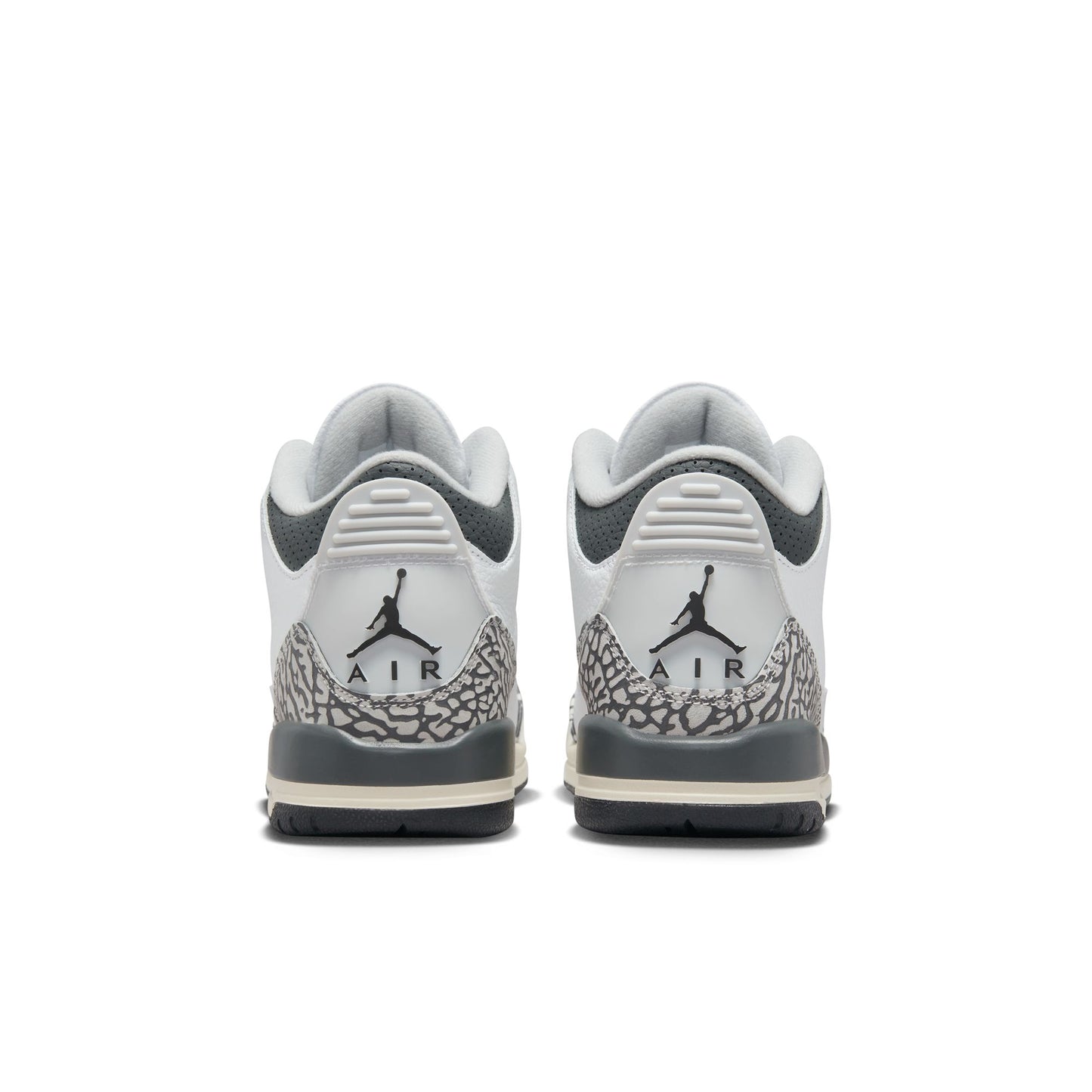 Jordan 3 Retro (GS) - 'Hide N' Sneak' - White/Black/Iron/Light Ash Grey