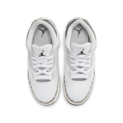 Jordan 3 Retro (GS) - 'Hide N' Sneak' - White/Black/Iron/Light Ash Grey