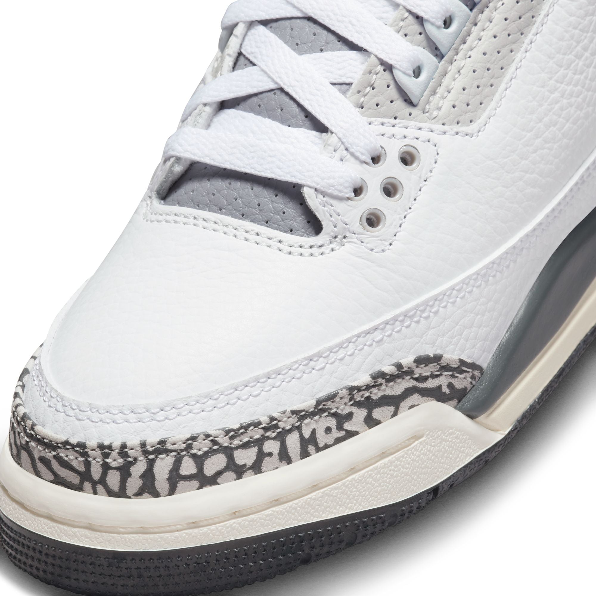 Jordan 3 Retro (GS) - &#39;Hide N&#39; Sneak&#39; - White/Black/Iron/Light Ash Grey