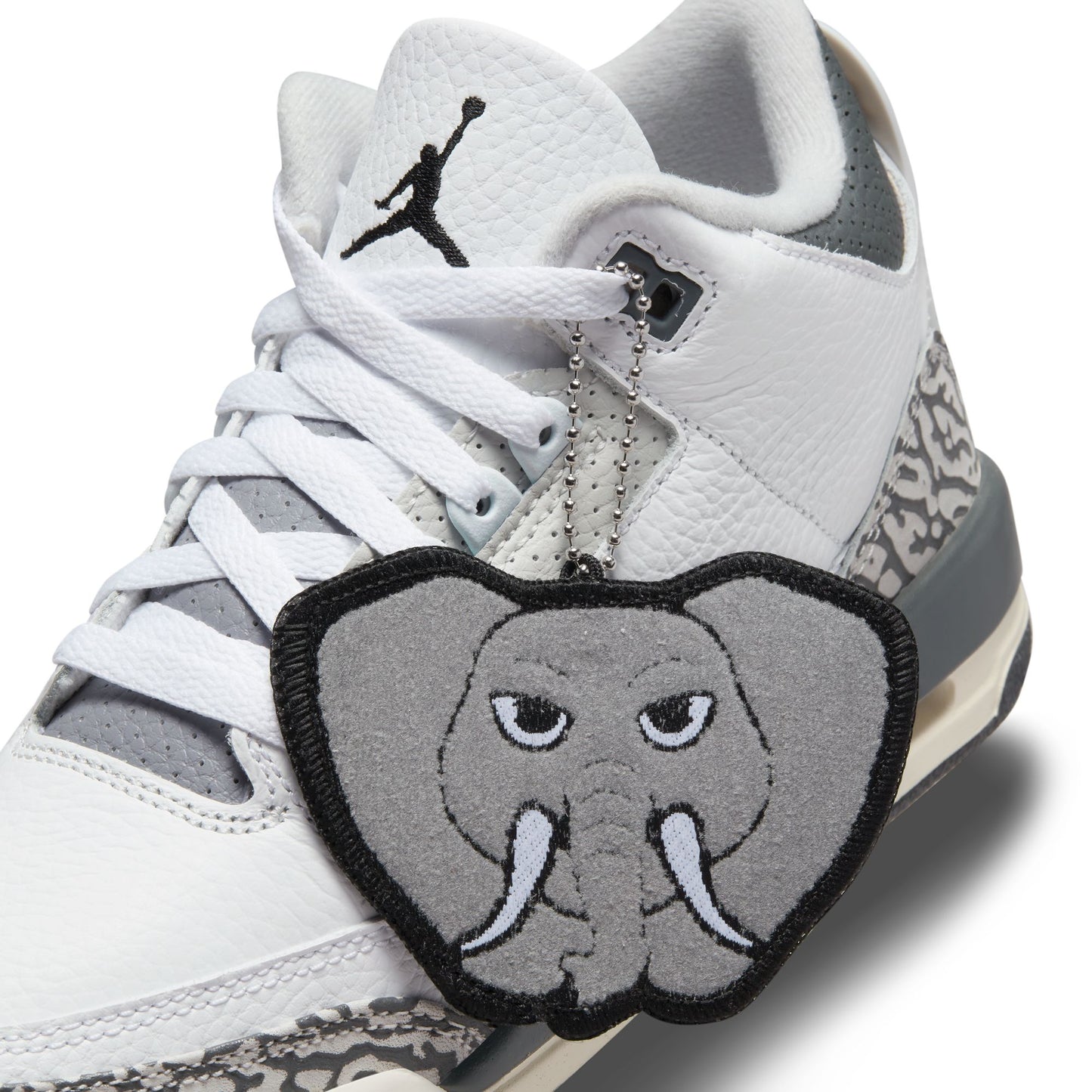 Jordan 3 Retro (GS) - 'Hide N' Sneak' - White/Black/Iron/Light Ash Grey