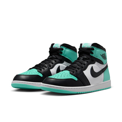 JORDAN 1 RETRO HIGH OG 'GREEN GLOW' - WHITE/BLACK/GREEN GLOW