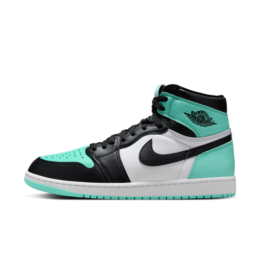 JORDAN 1 RETRO HIGH OG 'GREEN GLOW' - WHITE/BLACK/GREEN GLOW