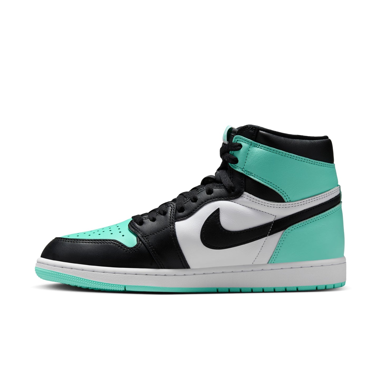 JORDAN 1 RETRO HIGH OG 'GREEN GLOW' - WHITE/BLACK/GREEN GLOW