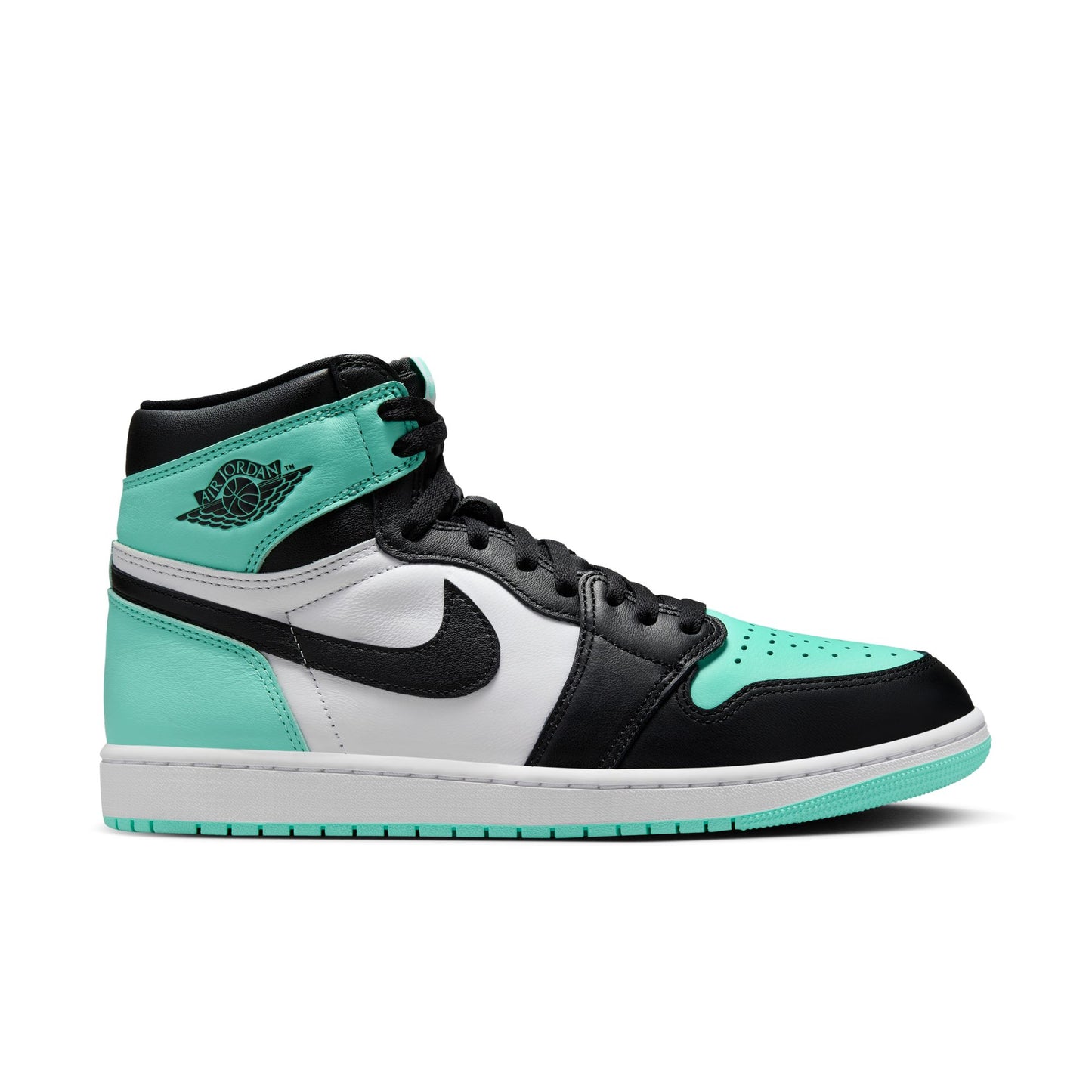 JORDAN 1 RETRO HIGH OG 'GREEN GLOW' - WHITE/BLACK/GREEN GLOW