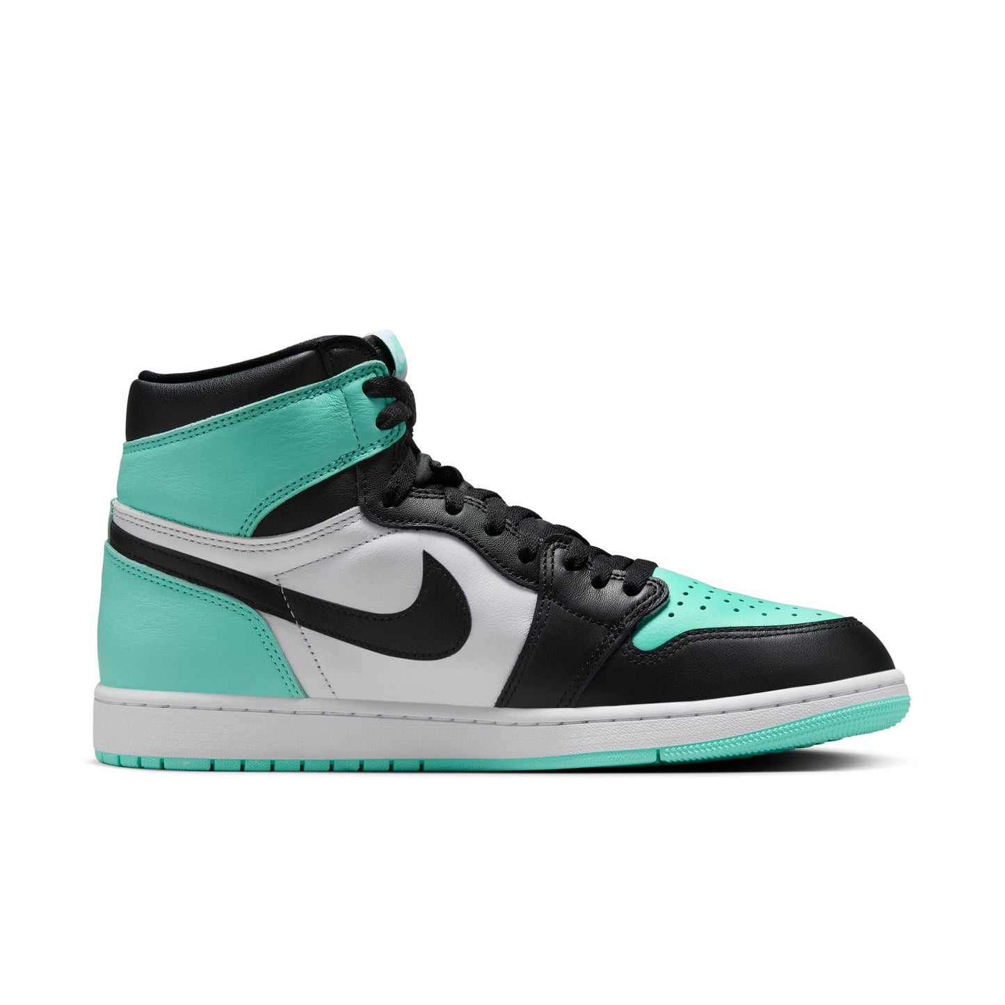 JORDAN 1 RETRO HIGH OG 'GREEN GLOW' - WHITE/BLACK/GREEN GLOW