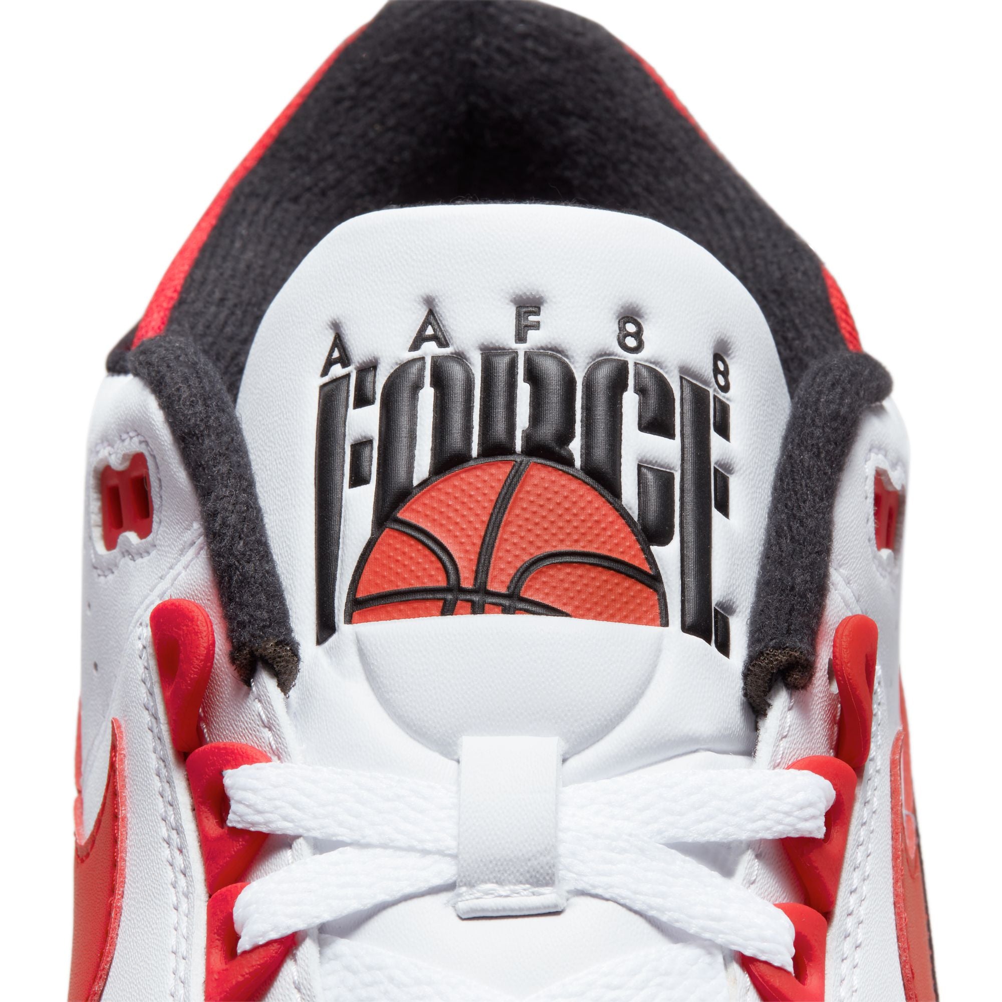 AIR ALPHA FORCE 88 SP x BILLIE EILISH - WHITE/FIRE RED-NEUTRAL GREY