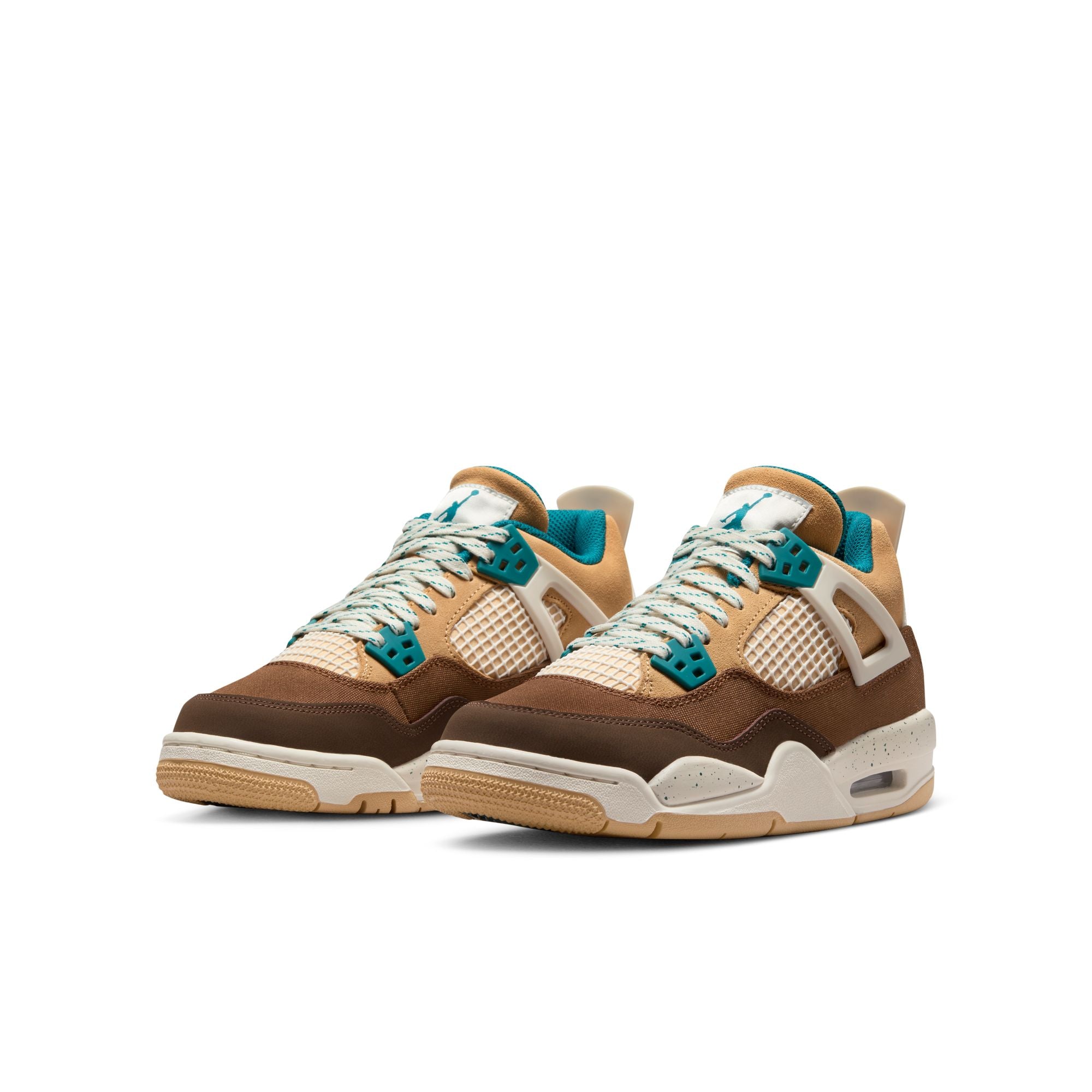 JORDAN 4 RETRO - CACAO WOW/GEODE TEAL/ALE BROWN/TWINE