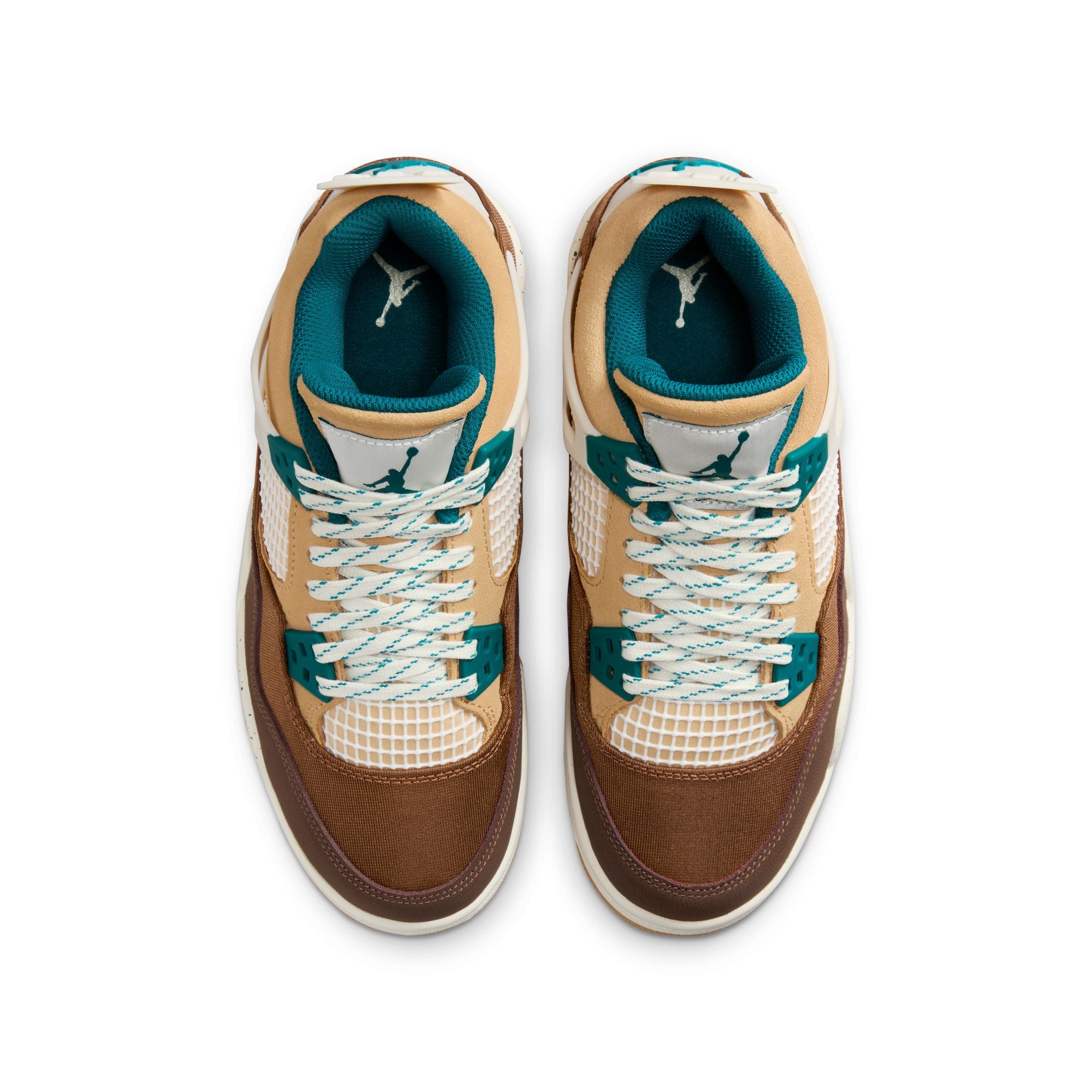 JORDAN 4 RETRO - CACAO WOW/GEODE TEAL/ALE BROWN/TWINE